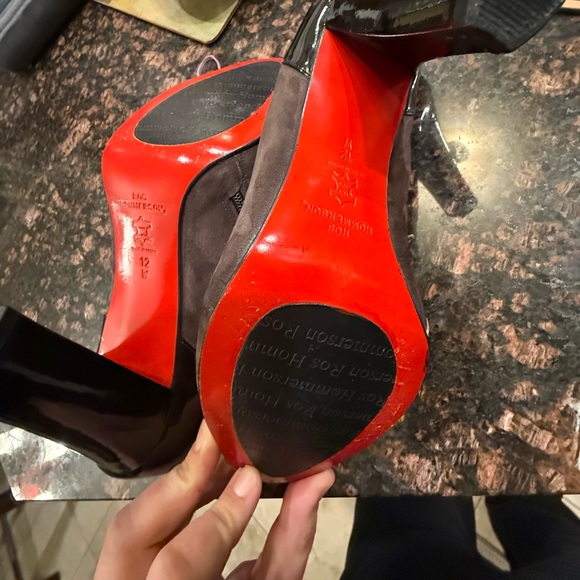 Women’s size 12 wide leather booties - Picture 7 of 13